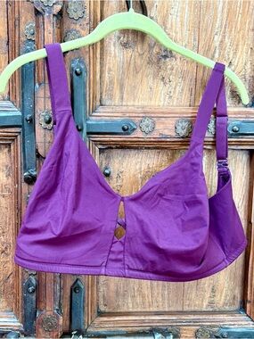 Bare Necessities plum wireless supportive bra sz 38G like new